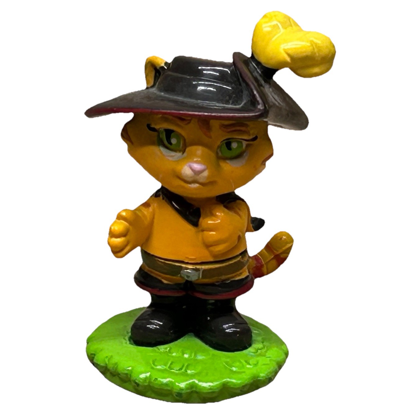 Dreamworks Shrek Fairytale Friends Puss In Boots Car 2" Tall PVC Mini Figure