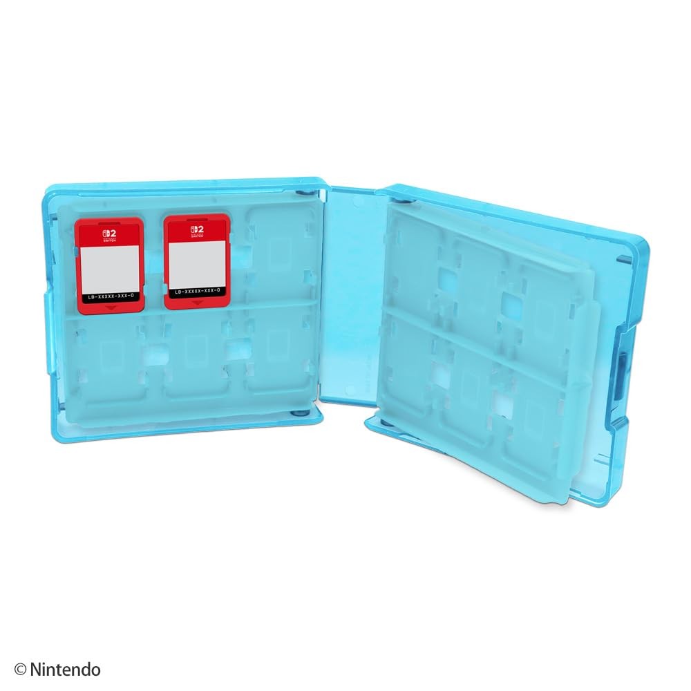 Card Case, Card Pocket 24, Aqua Blue for Switch 2 BEEF-01AB