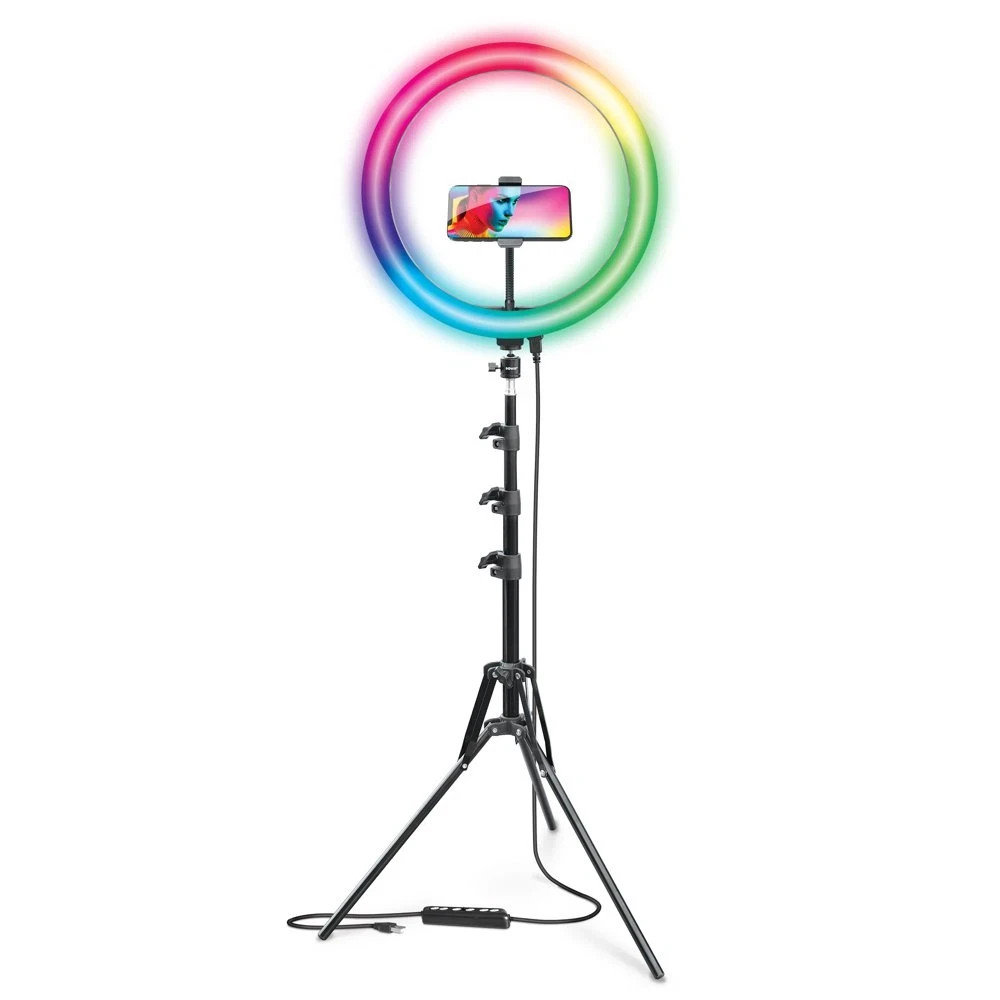 13 Inch RGB 11W Round Ring Light For Video & Photo 2700K - 7000K