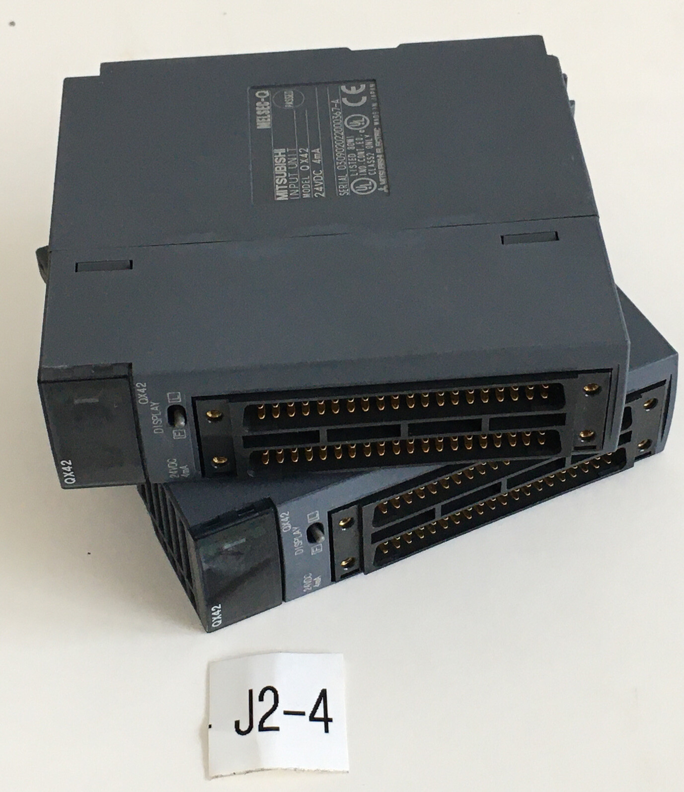 *Lot-Of-2* MITSUBISHI Input Unit Q X 42 24VDC 4mA MELSEC-Q + *Warranty*