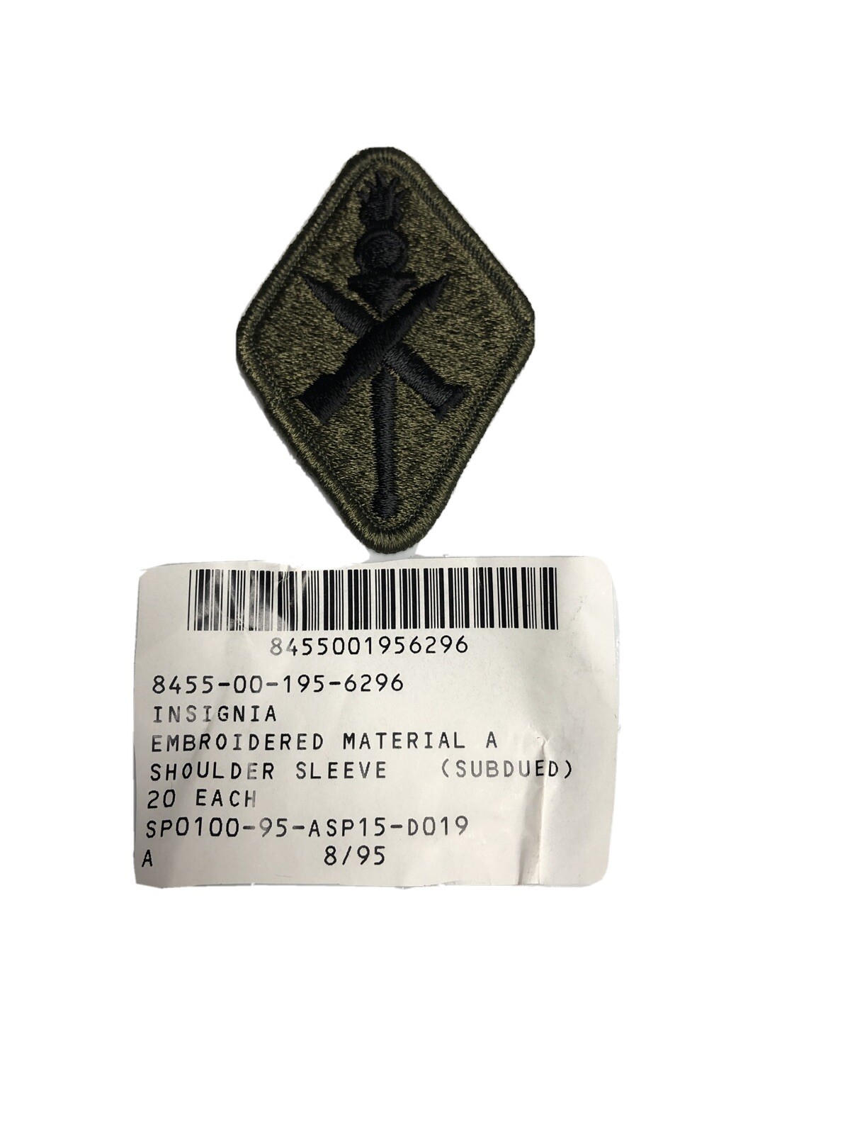 Army Missile & Munitions Center Subdued U.S. Army Shoulder Patch Insignia