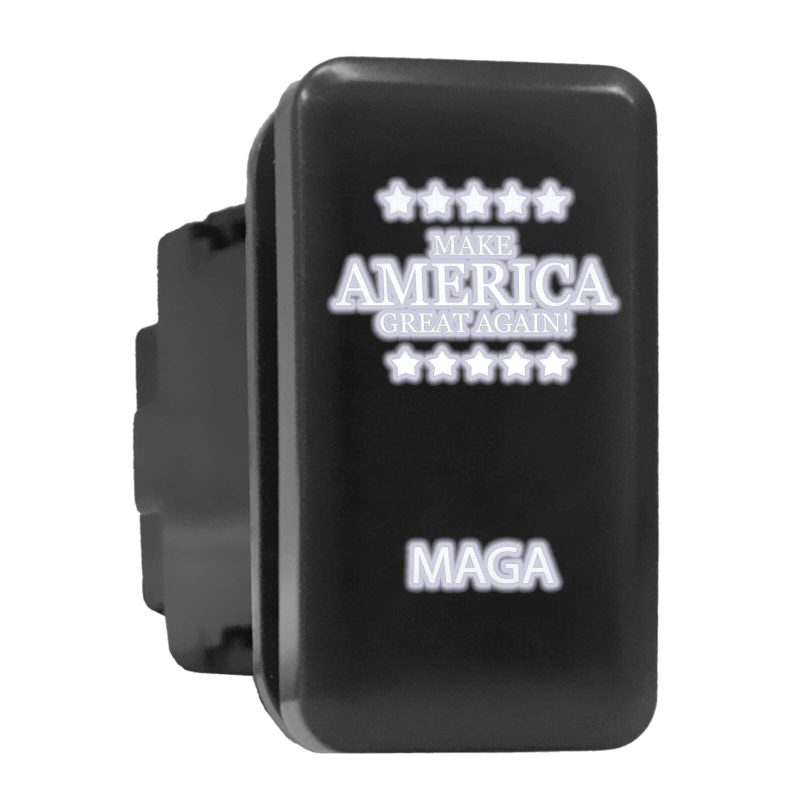 MAGA - LED Push Button Replacement for TOYOTA (1.54 x 0.83 in) White