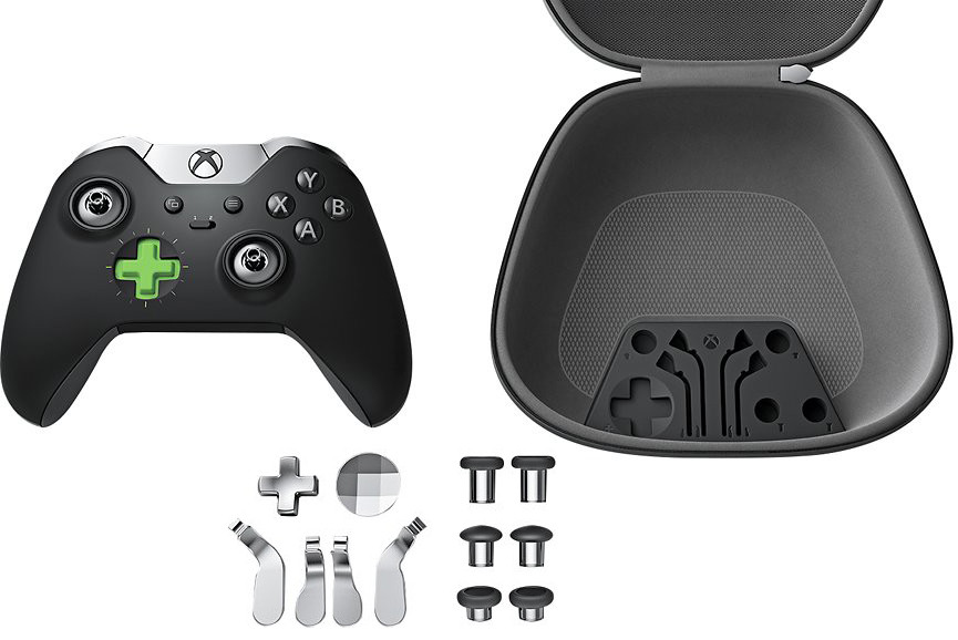 OEM Microsoft Xbox One Elite Wireless Controller (HM3-00001) Black VG *No USB