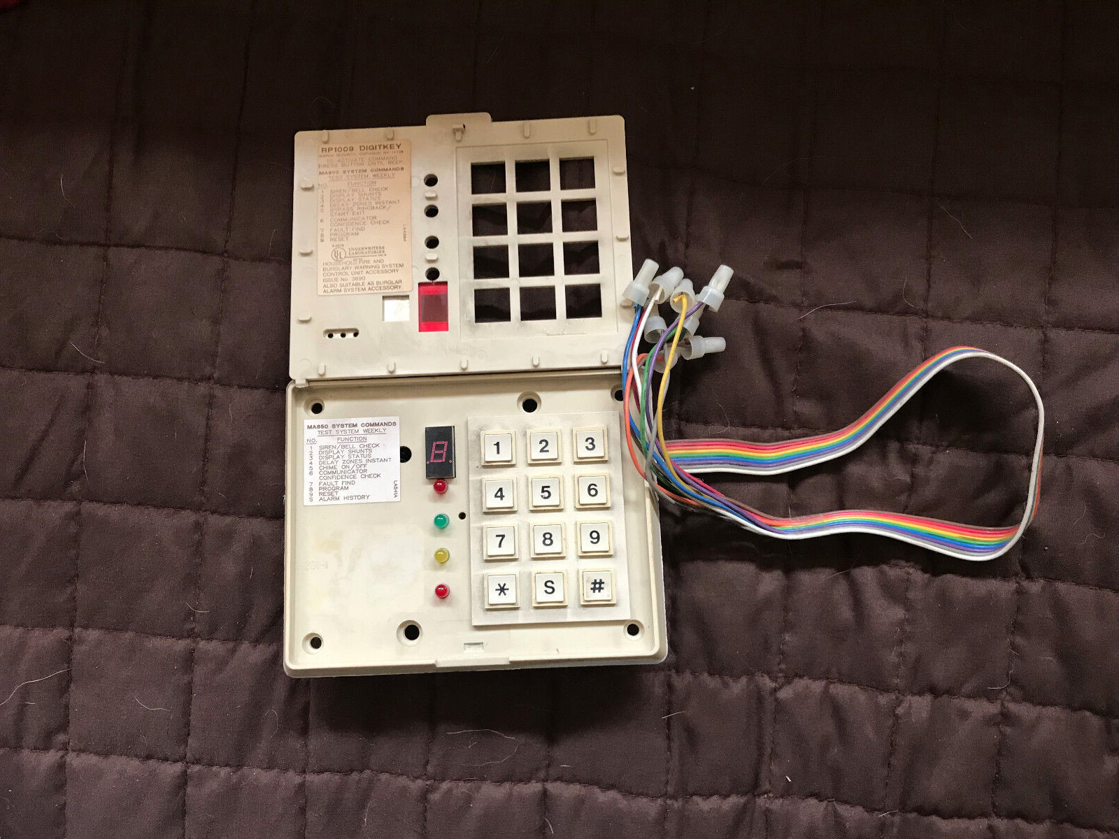 Napco  RP854 Computerized Security System Keypad "VERY RARE"