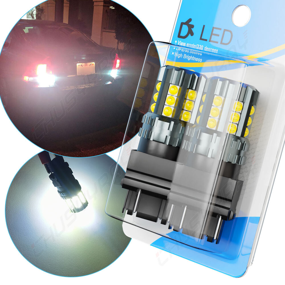3156 3157 White LED Backup Reverse Light Bulb for Dodge Ram 1500 2500 3500