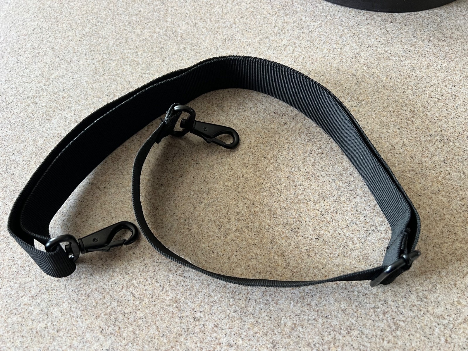 Universal Shoulder Strap Replacement Luggage Duffle Bag Black 1.5" Width