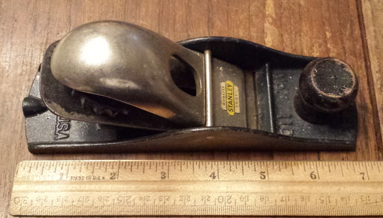STANLEY 110~ Low Angle Block Plane  Made in USA.   Pre-owned