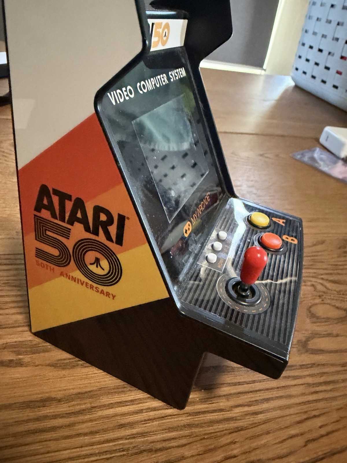 My Arcade Atari 50 Micro Player Mini Arcade Cabinet. Tested Working