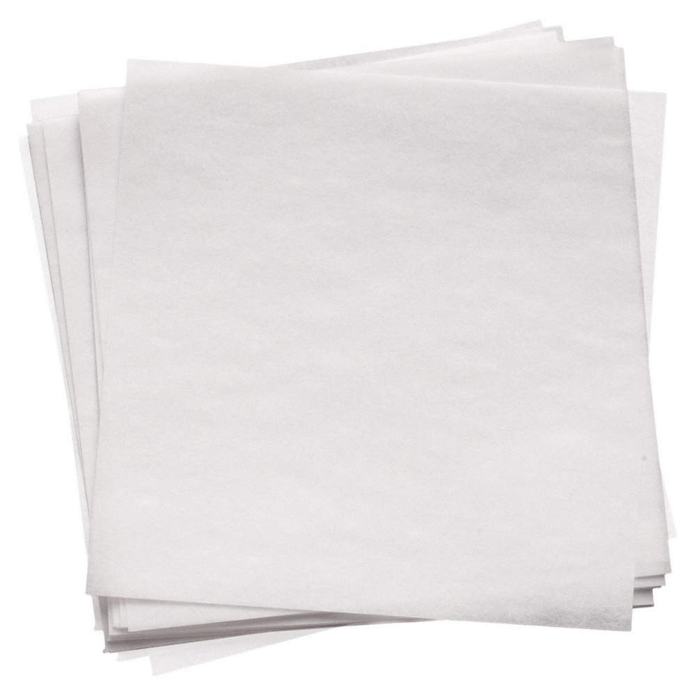 HEATHROW SCIENTIFIC HS120118 Weighing Paper,White,6X6 In 24EN54