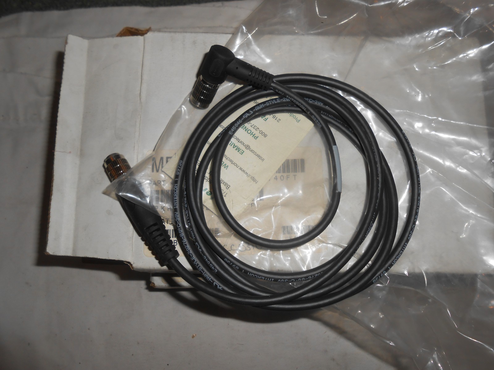 INTERCON 1 RHC14SD2-2.0-P 6 FT NIB RIGHT ANGLE CAMERA CABLE