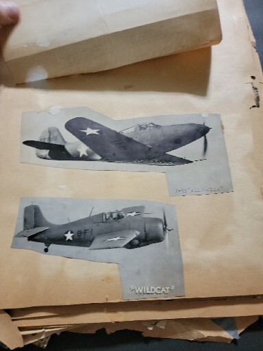 SCRAP BOOK AVIATION VINTAGE