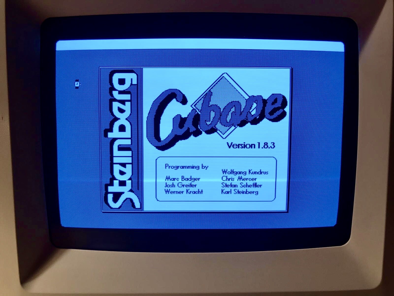 Cubase v.1.8.3 per Macintosh, 2 Floppy 800 K