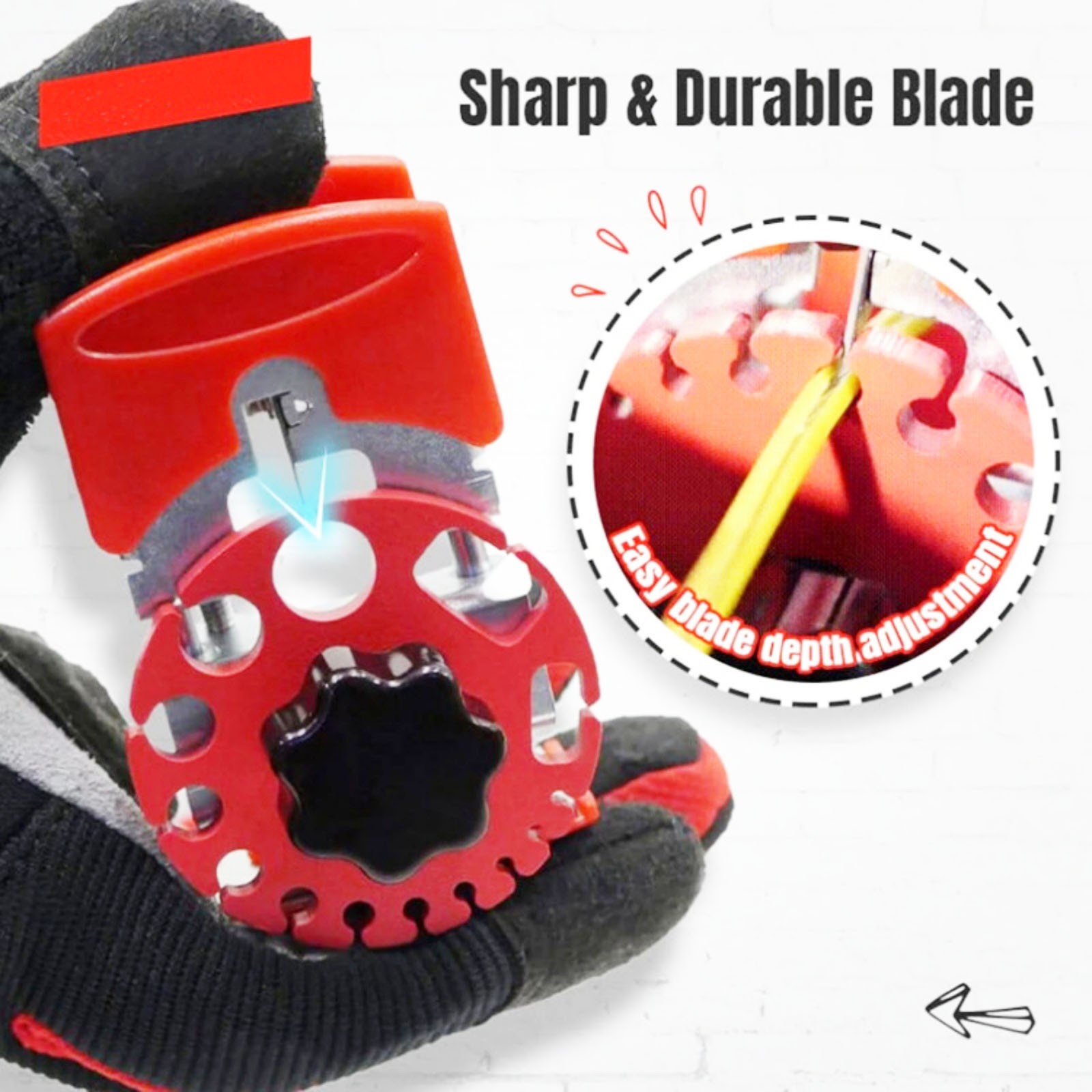 Copper Wire Stripper Machine Portable Tool for Stripping 7/16-Inch Wires Cables