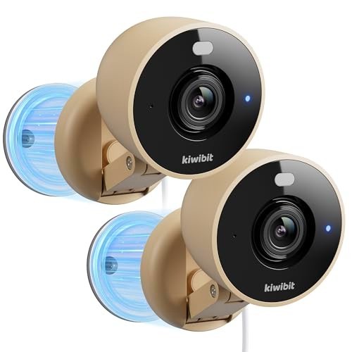 2K Security Camera Indoor/Outdoor, Pet Camera, Baby Monitor, Magnetic Mount, AI