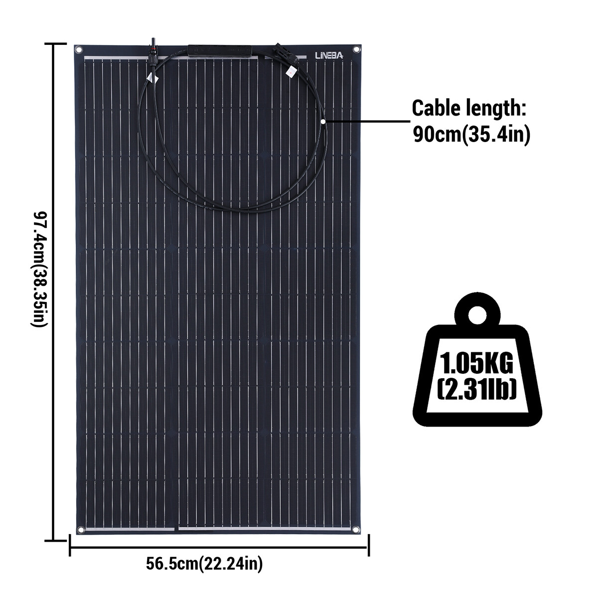 100W Solar Panel Kit Monocrystalline Solar Panel With 30A Controller