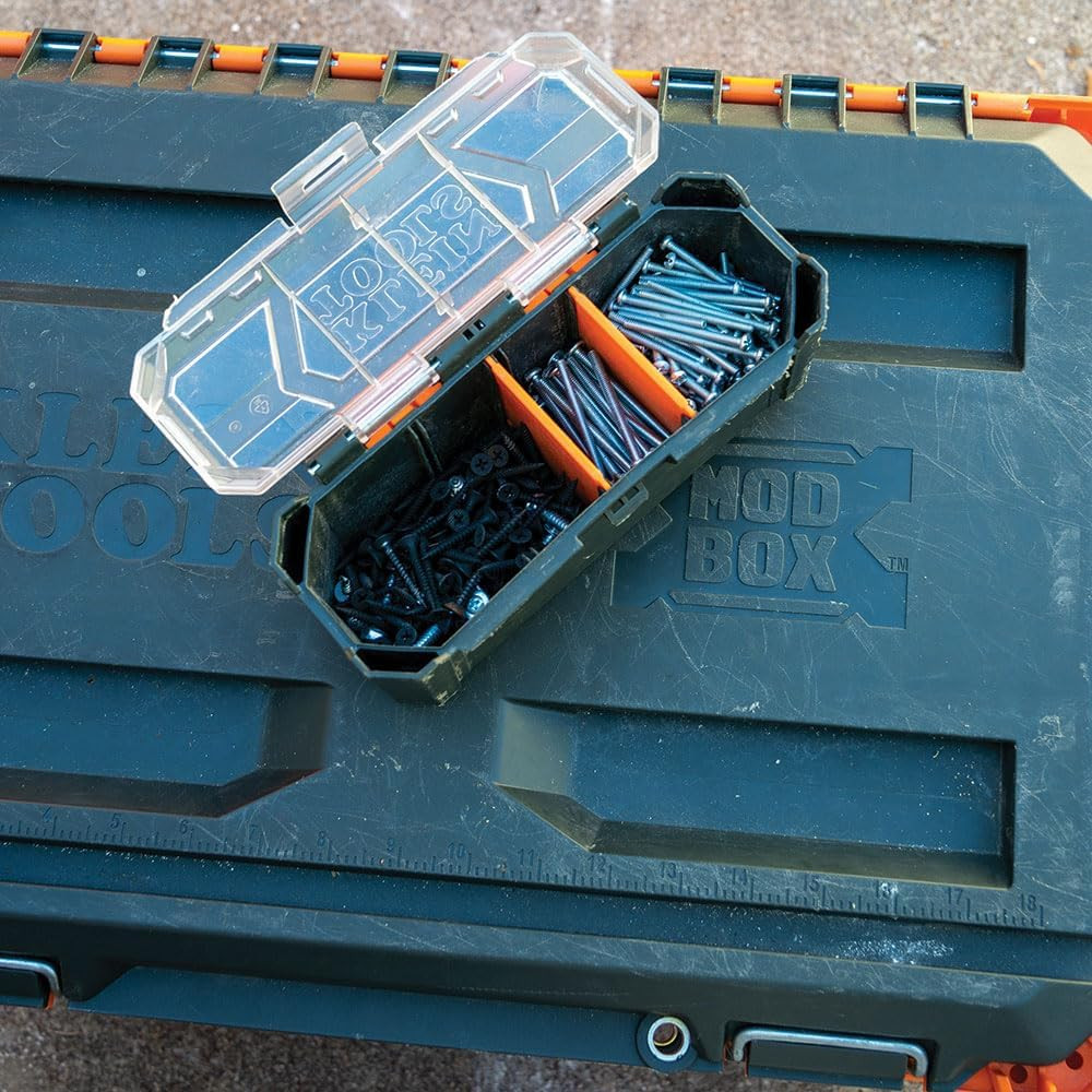 Klein Tools 54815MB Modbox Parts Bin, Modular Tool Storage System Side Mounting