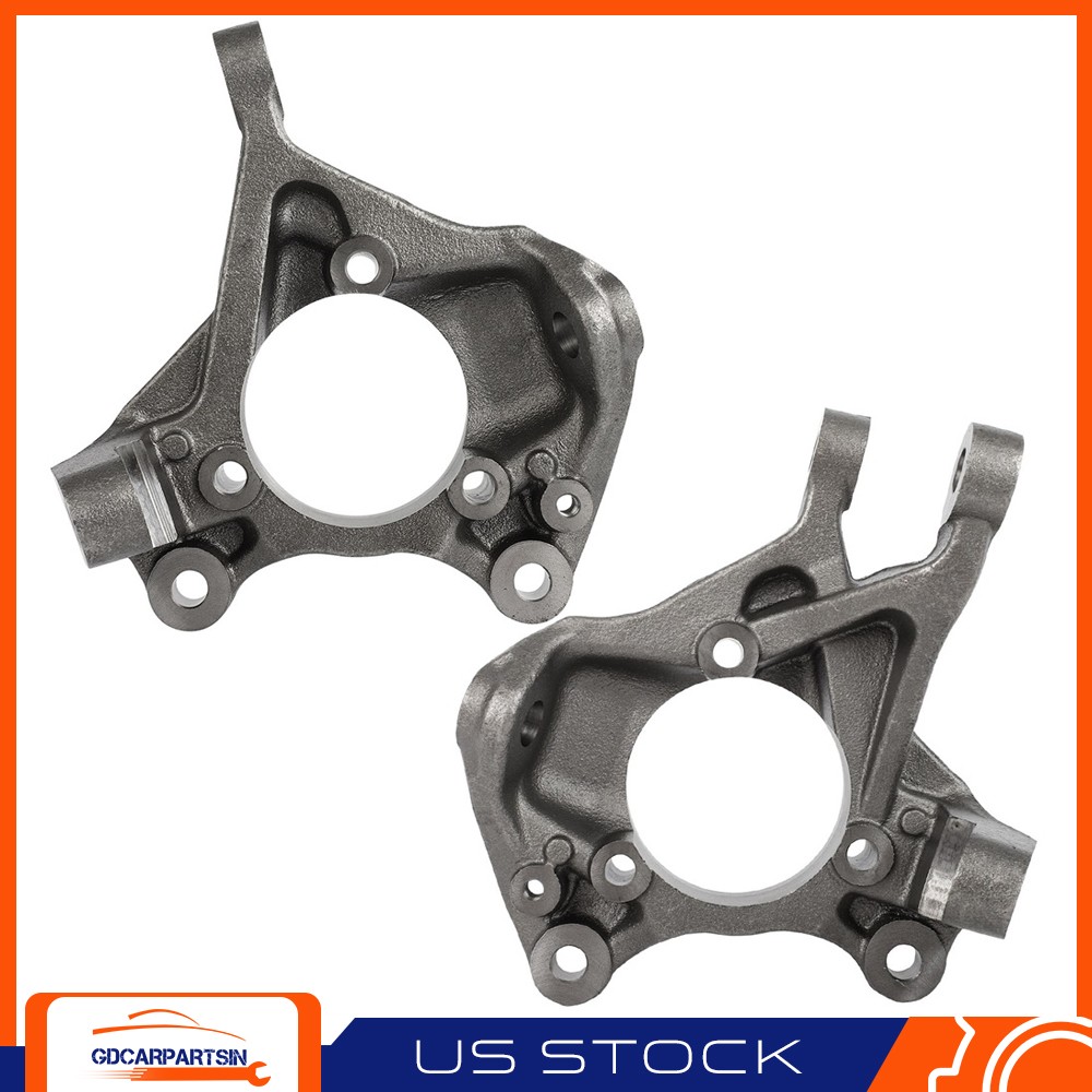 (2) Front LH & RH Steering Knuckle For 2007 2008 2009 2010-2018 Jeep Wrangler JK