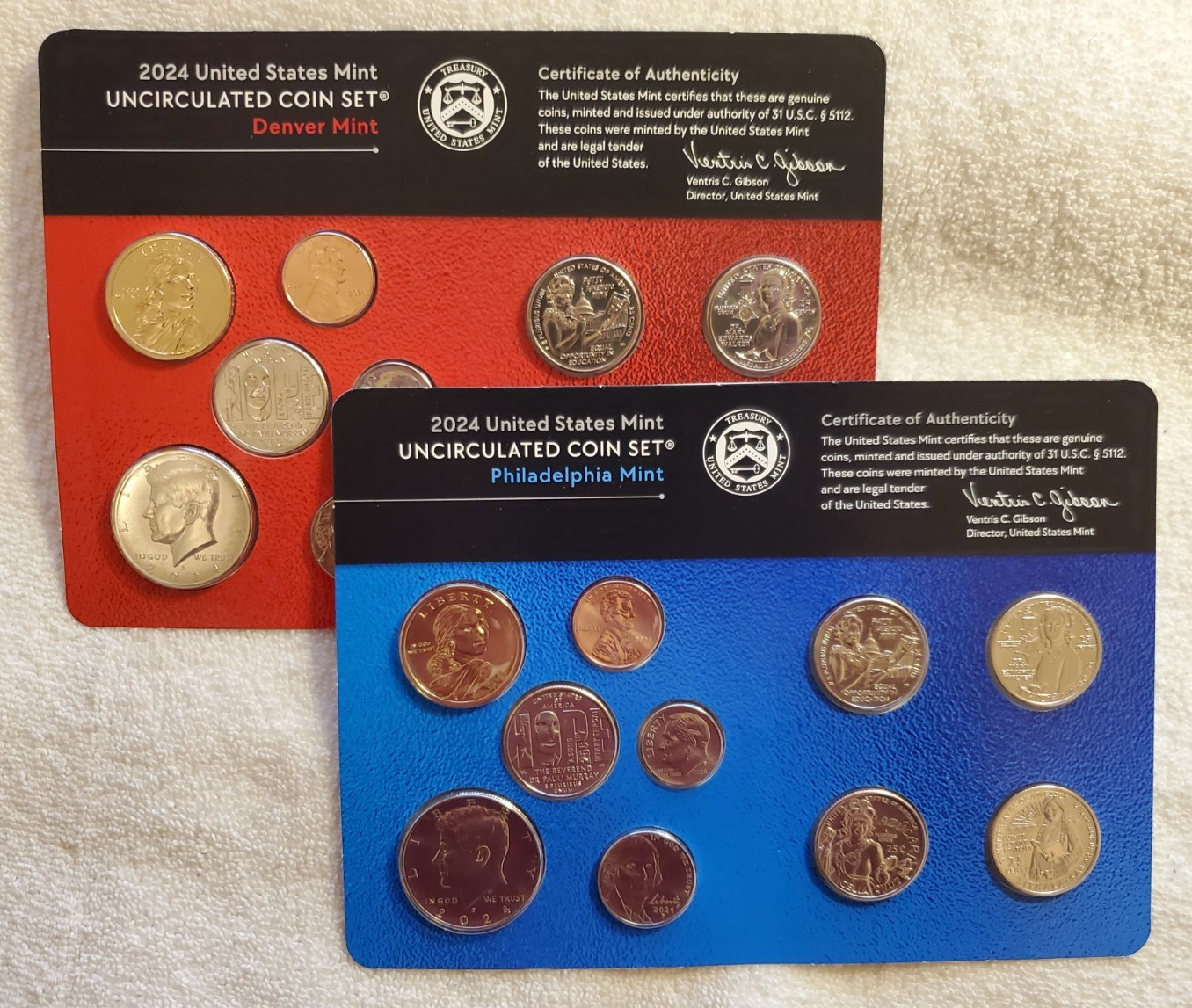 2024 PD - US Uncirculated Mint Set - 20 coins w/box