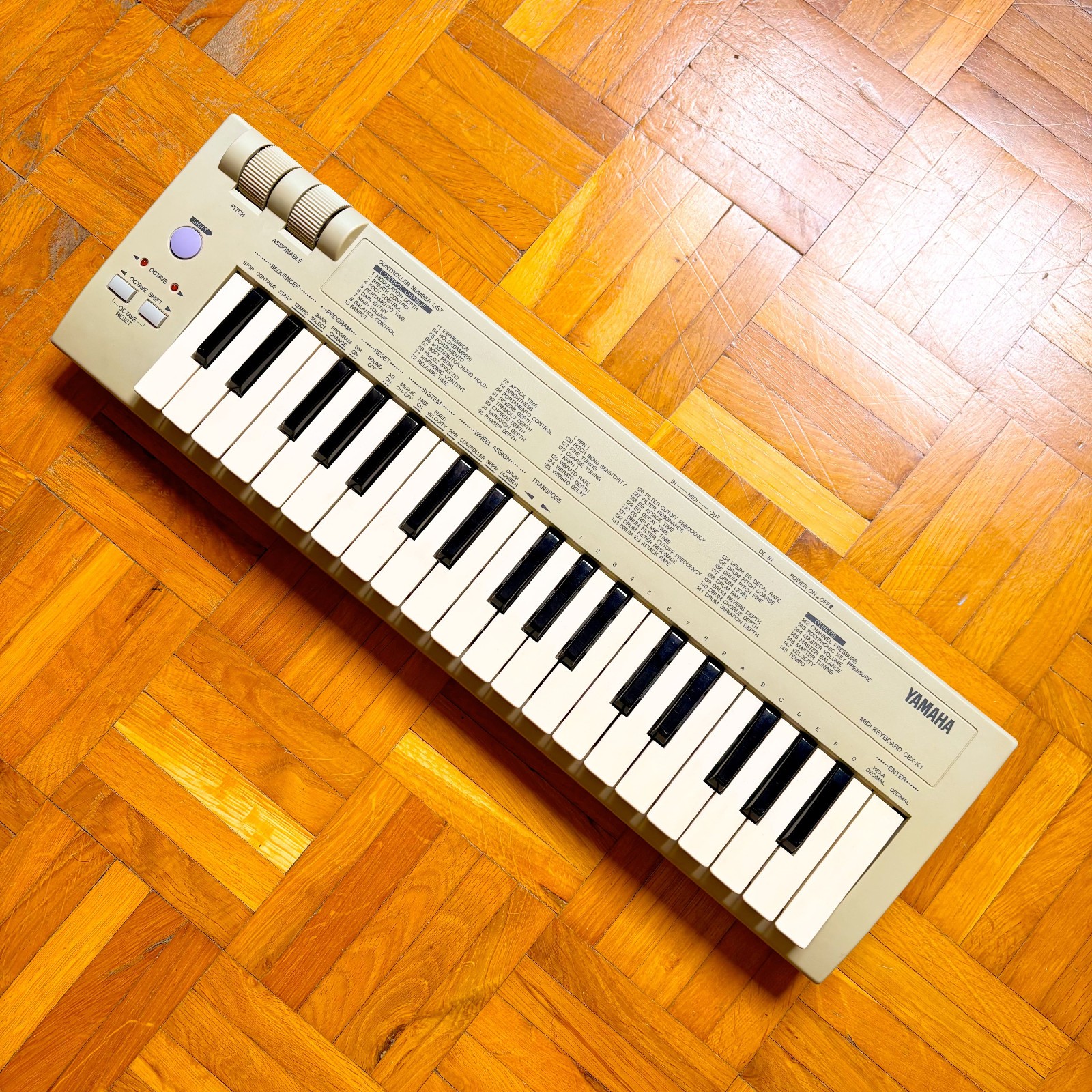Yamaha CBX-K1 (Japan, 1990s) rare and vintage MIDI Keyboard Controller!