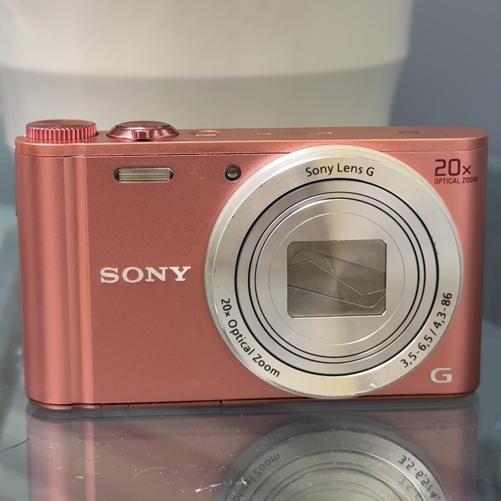 SONY Cyber-shot DSC-WX350 18.2 MP 20x Digital Zoom Digital Camera English - Pink