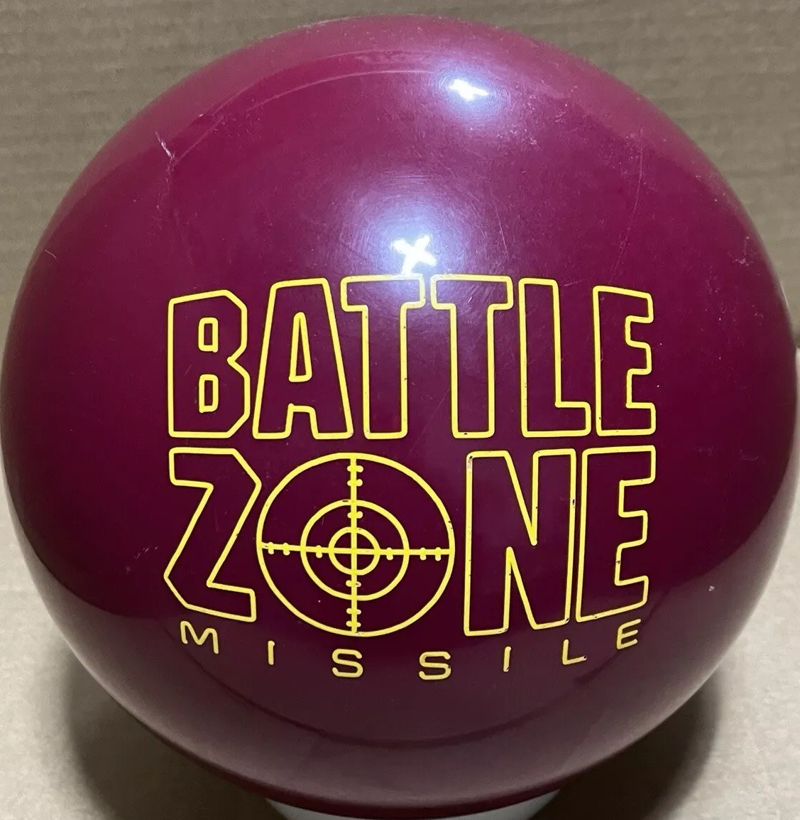 Brunswick Battle Zone Missile 16 lb Bowling ball New without Original Box