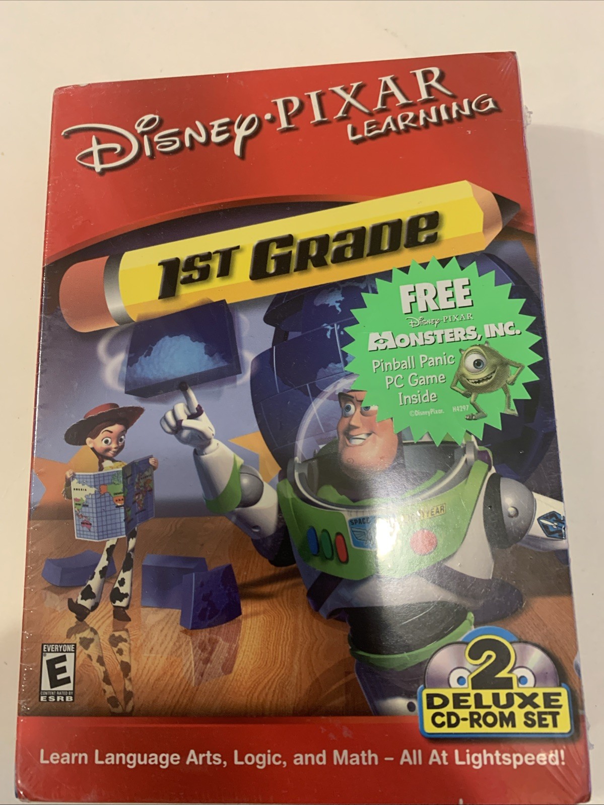 Sealed Disney Pixar Learning 1st Grade Windows Xp Math Vocabulary Geography Gz