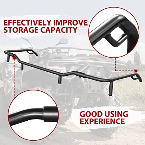 Rear Rack Extender for Polaris Sportsman 570 450 2014-2020, Rear Steel Heavy