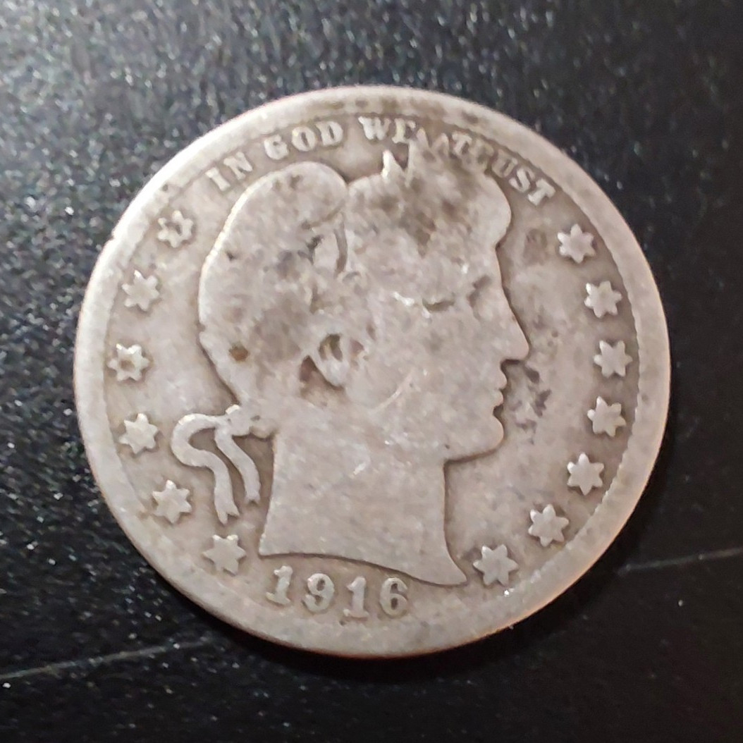 1916 Barber Dime 10C Silver Business Strike Philadelphia Mint KM#113