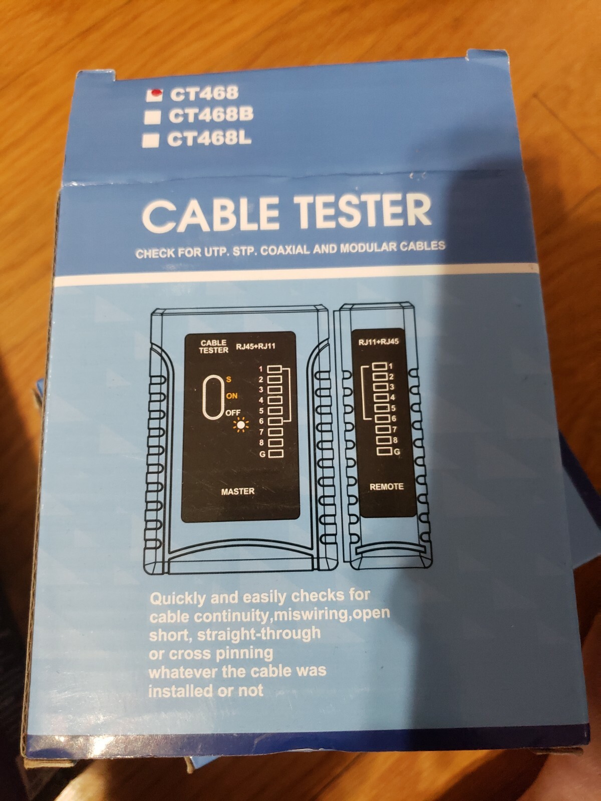 CABLE TESTER CT468 SERIES CT468 RJ45