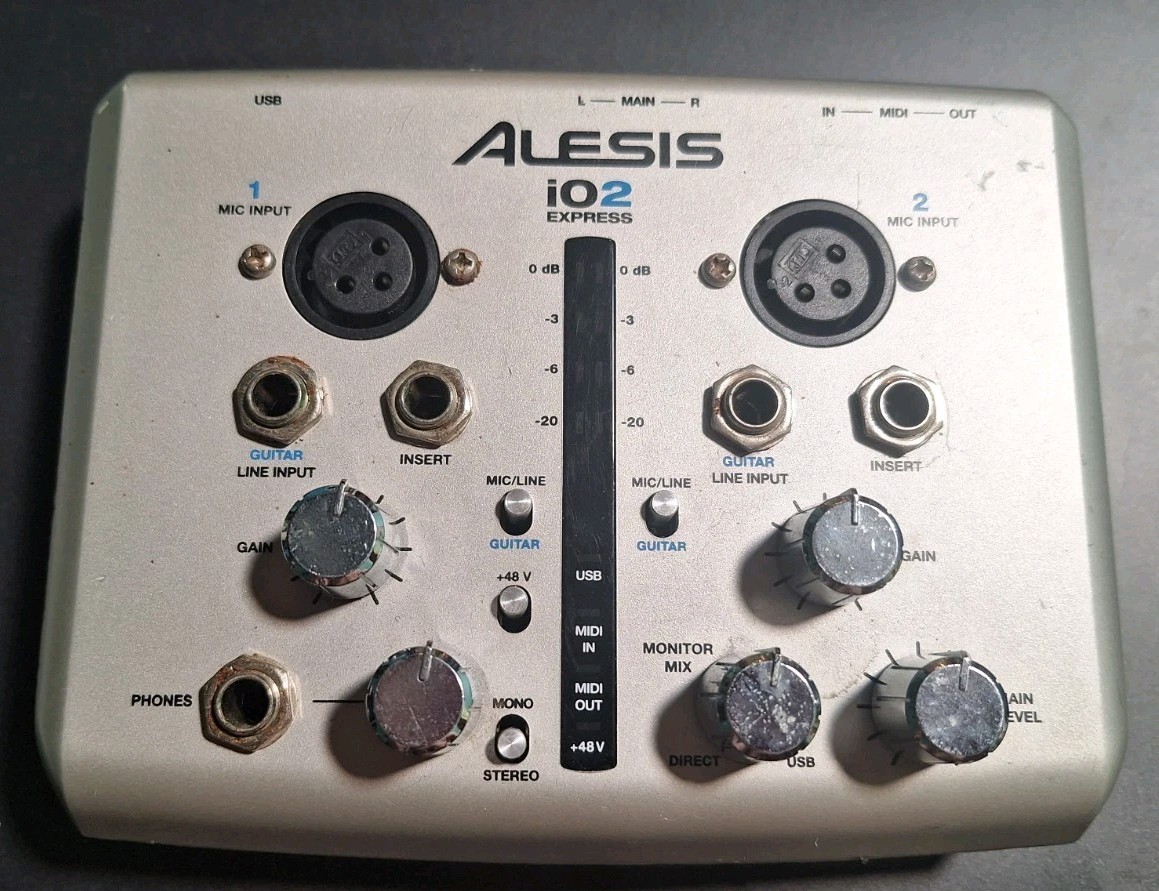 Alexis IO2 Express 2 - Channel USB Audio/Midi Interface