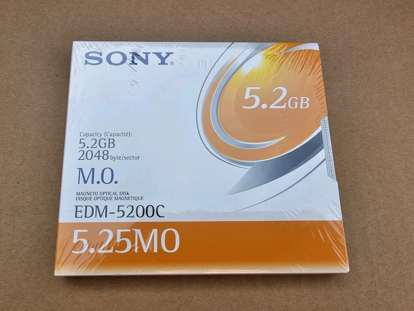 SONY EDM5200C 5.2GB OPTICAL DISKS EDM-5200C- FACTORY SEALED W/FREE SHIPPING