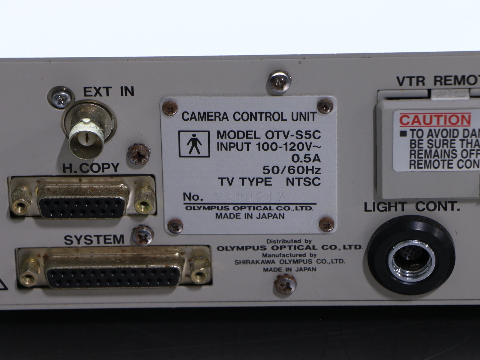 Olympus OTV-S5 Video Processor