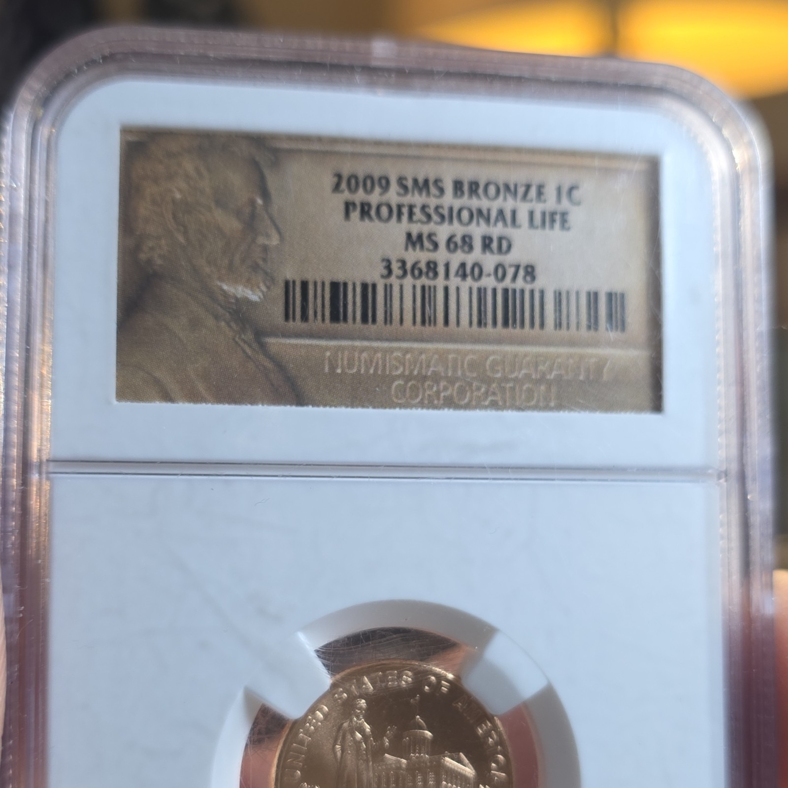 2009 Lincoln Bicentennial Small Cent MS 68 RD NGC Bronze Satin Professional Life