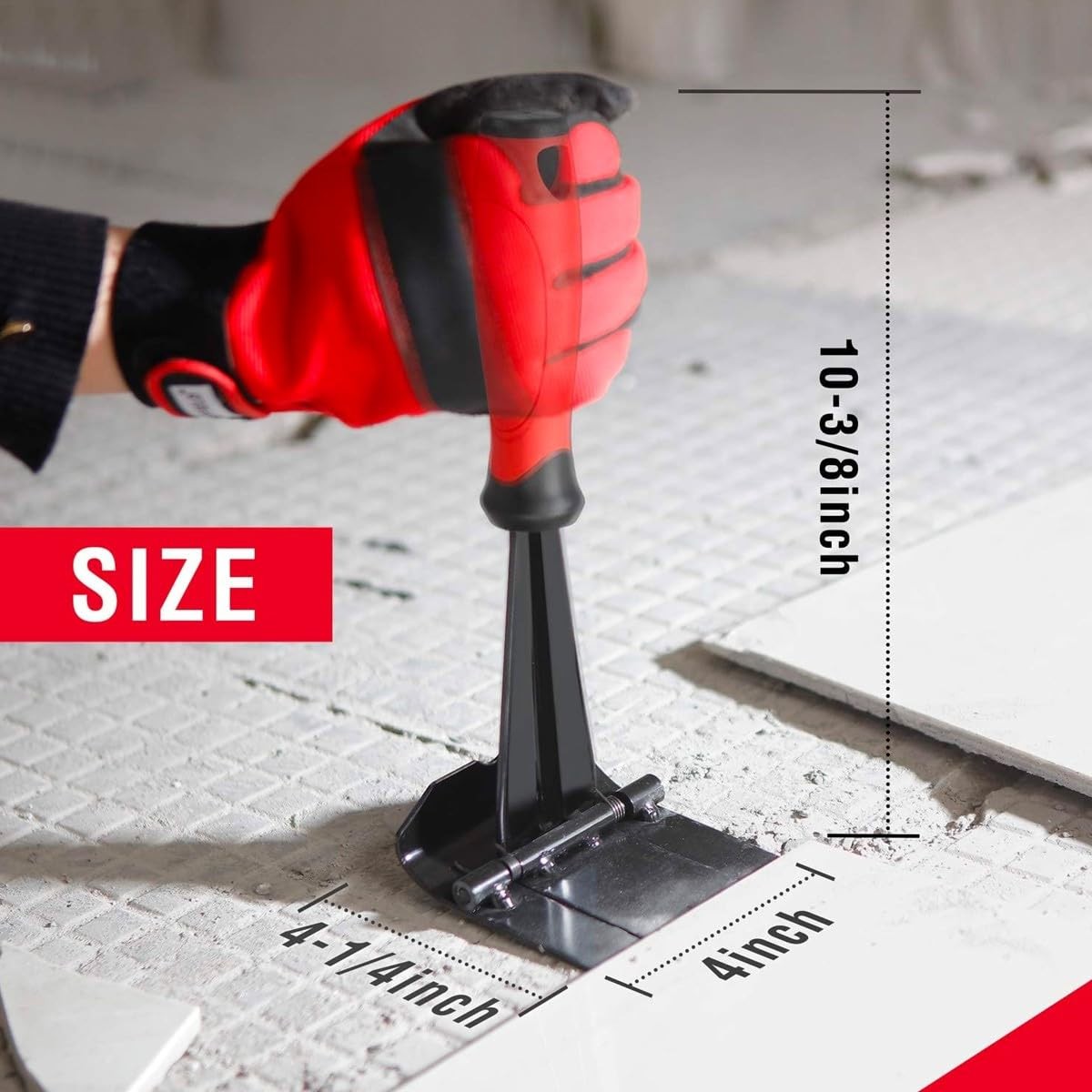 Goldblatt Trim Puller, 4-Inch Tile Removal Multi-Tool for Commercial 4 Inch