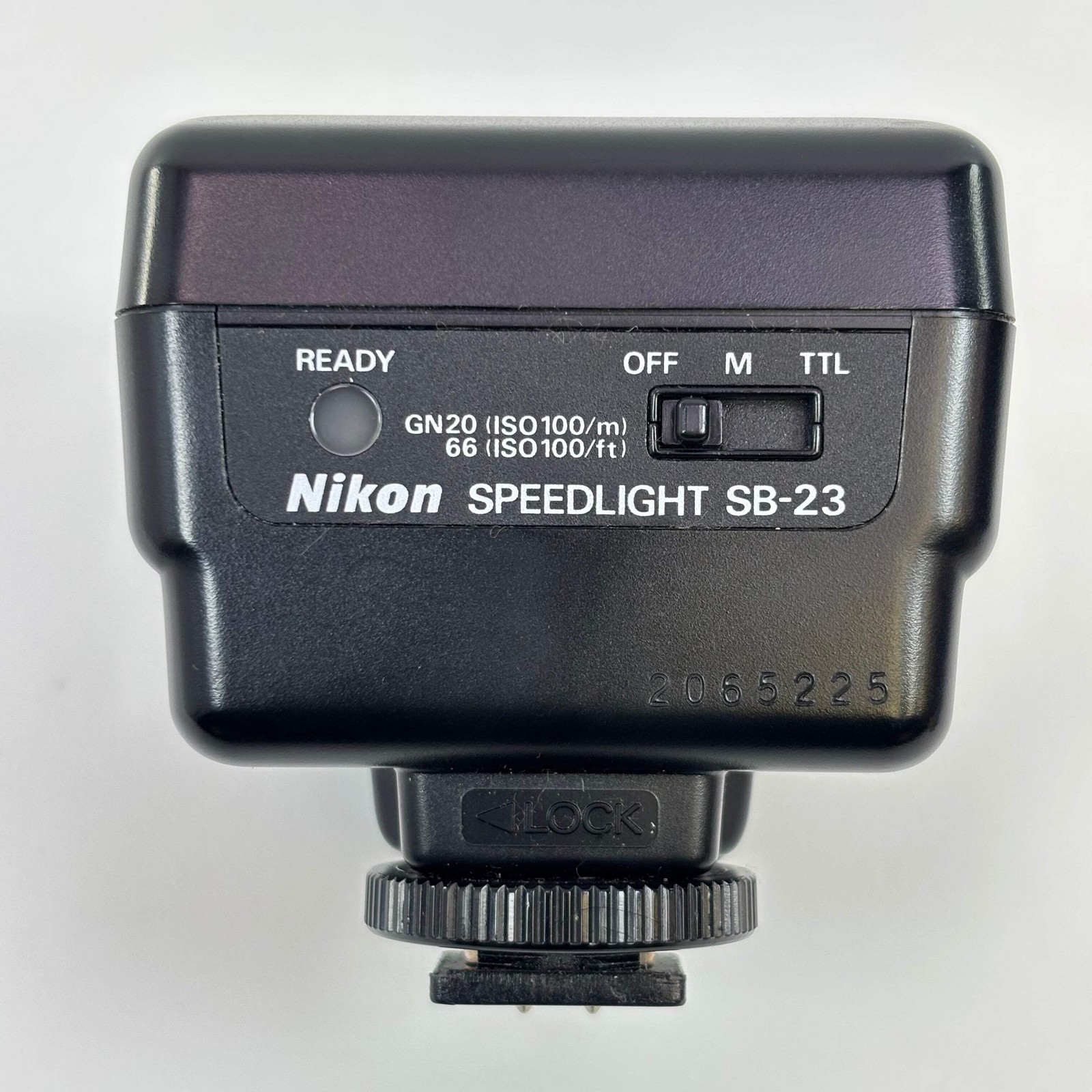 Broken Nikon Speedlight SB-23 Shoe Mount Flash (Damaged Battery Compartment)