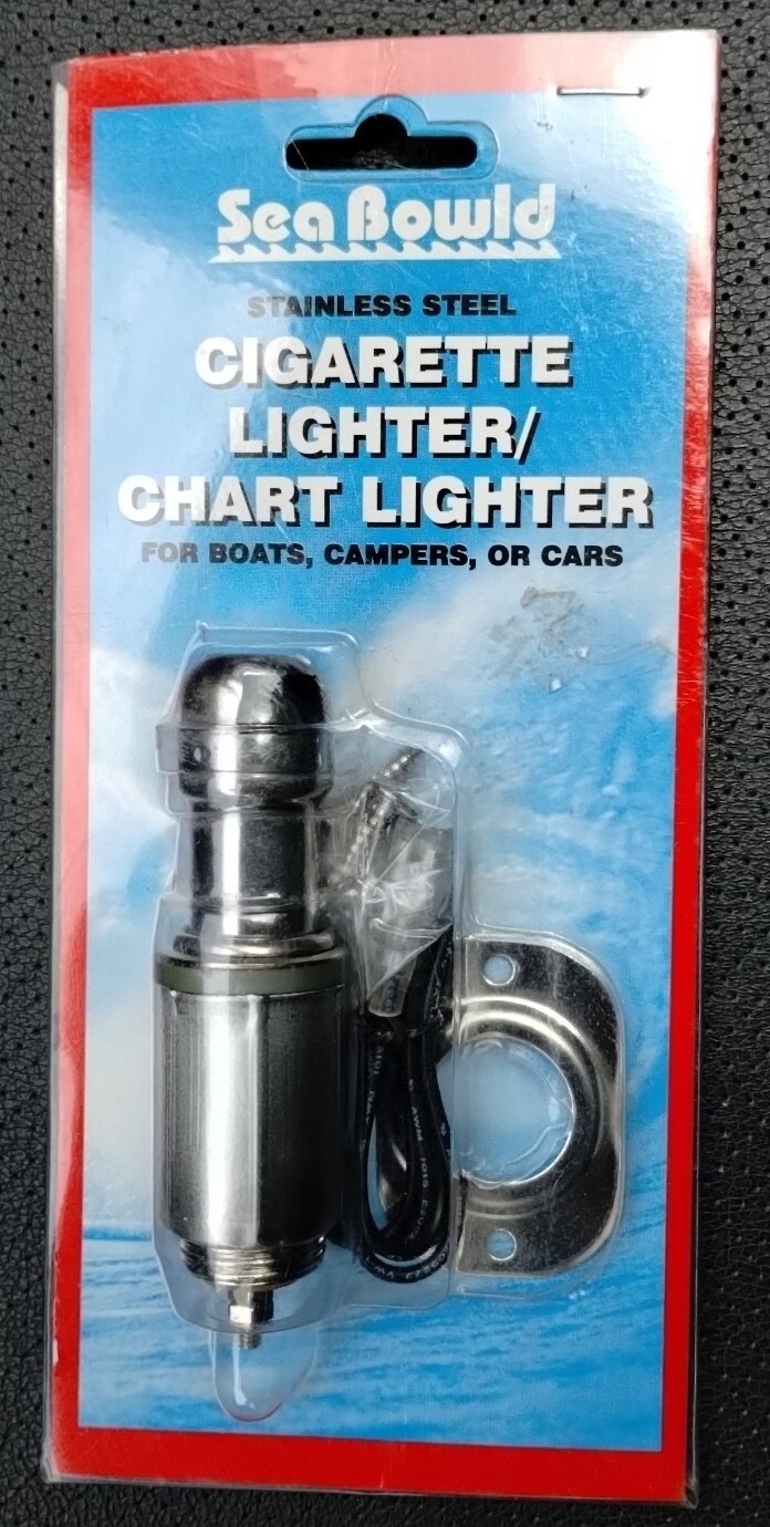 Sea Bowld Cigarette Lighter/Chart Lighter  For: Boats Campers or Cars NOS MOC