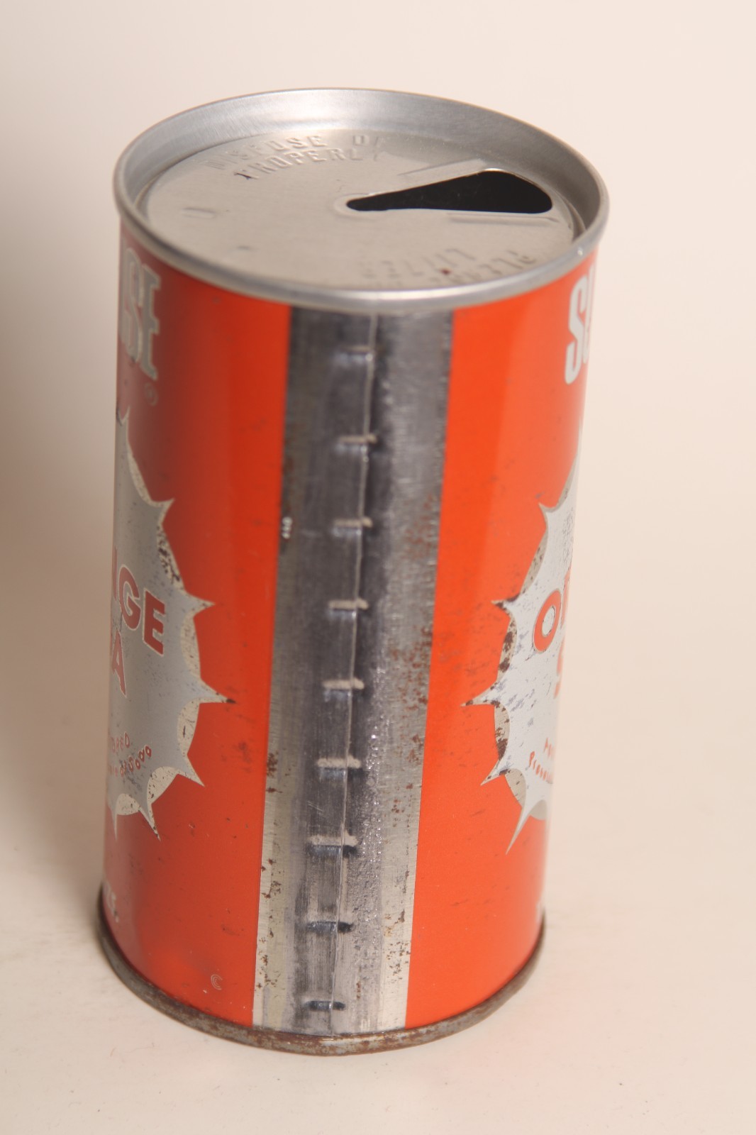 Sun-Rise Orange soda can - 12oz