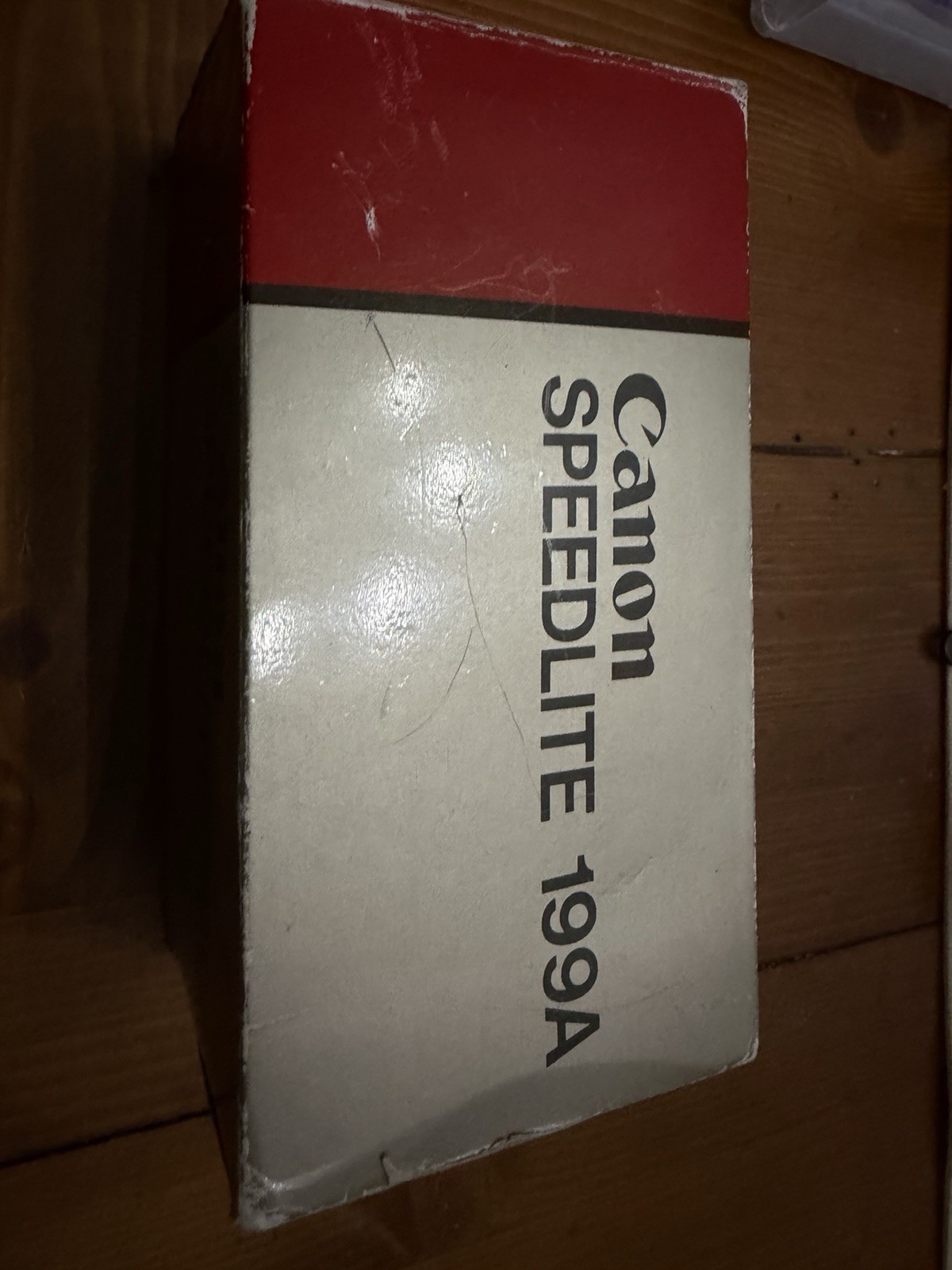 Canon Speedlite 199A – Vintage Flash – Untested – Sold As‑Is