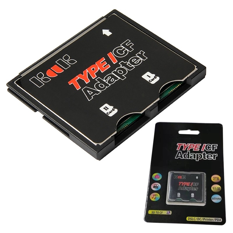 Universal TF to CF Card Adapter Useful Memory Card Reader Converter for Camera