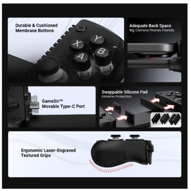 GameSir X5 Lite Type-C Wired Mobile Game Controller for Android USB-C