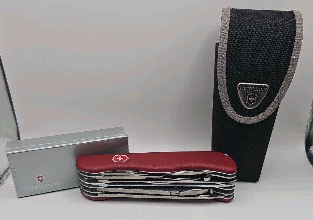 Victorinox WorkChamp Lockblade Tool & Minichamp Alox Argent