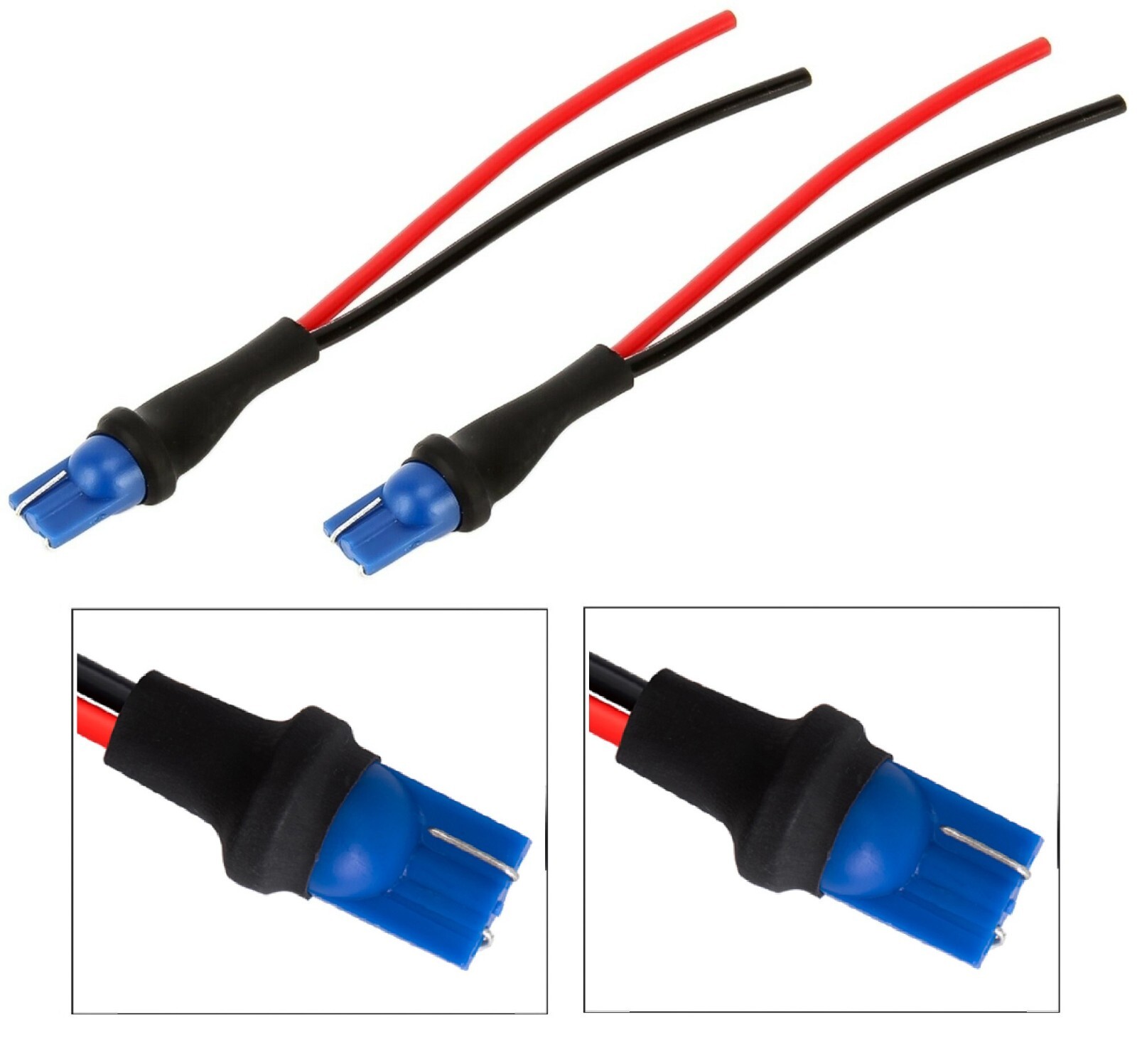 Wire Pigtail Male 921 912 Two Harness Back Up Reverse Light Bulb Cable Plug A