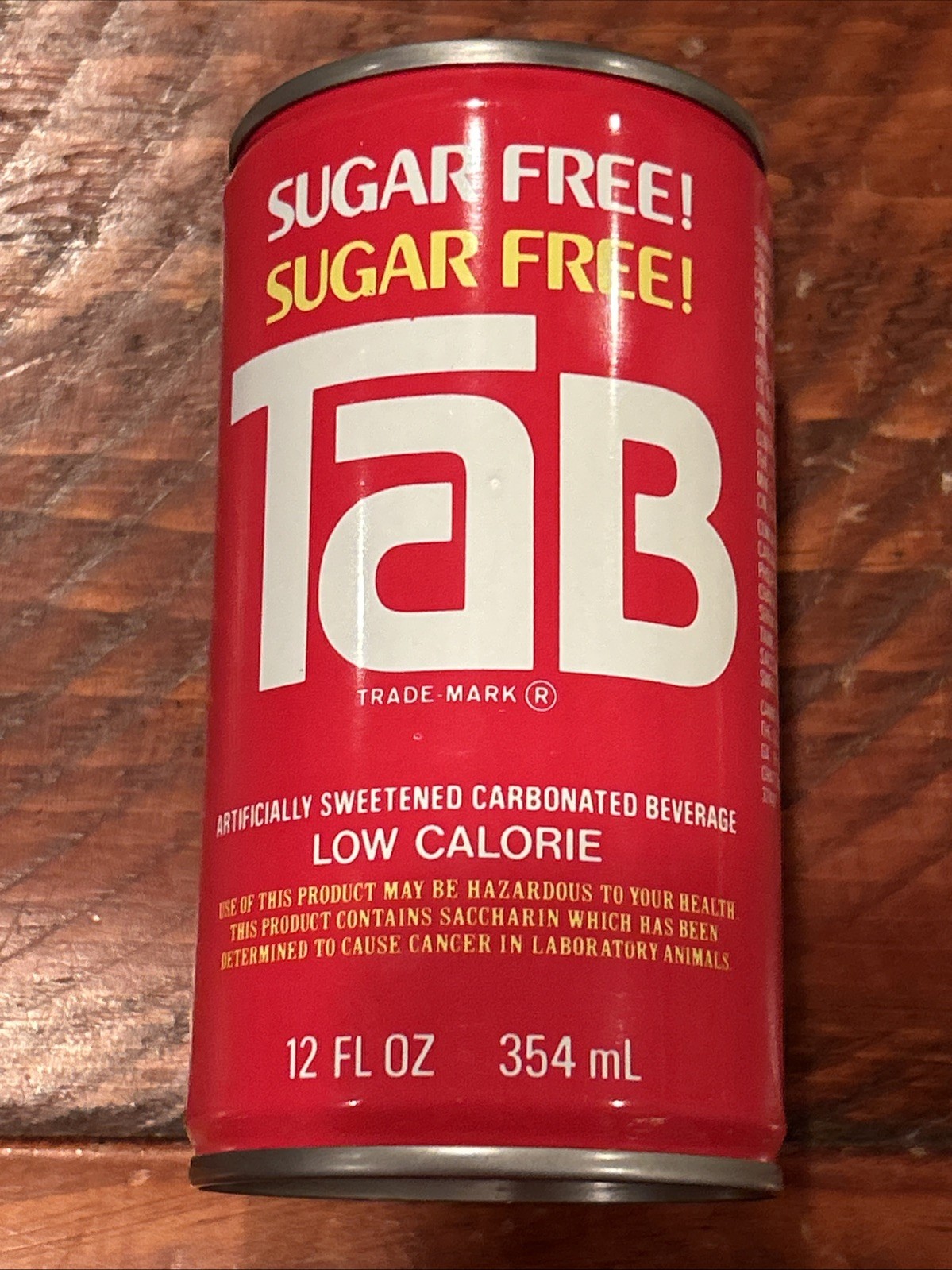 TaB Soda Collectible Can Unopened Steel Unpunched 70s Ultra Rare Saccharin Nice