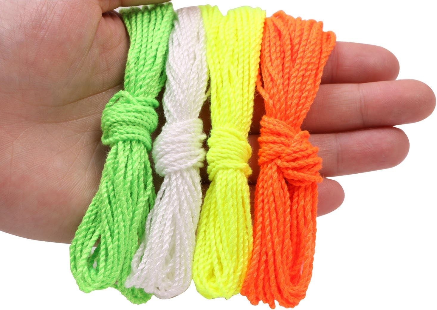 80 Ultra Bright Polyester Yo-Yo Strings - 40 Inches, Suitable for All Yo-Yos
