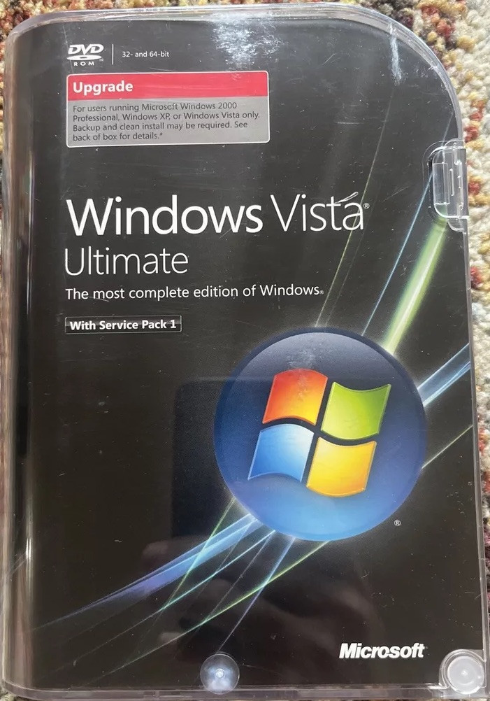 Windows Vista Ultimate with SP1 - Upgrade (66R-02262)