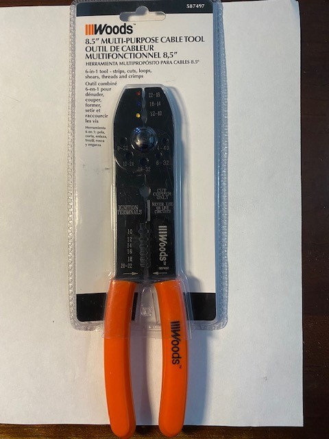 Woods 587497  6-in-1 Multipurpose Cable Tool Stripper 10-22 Awg Solid