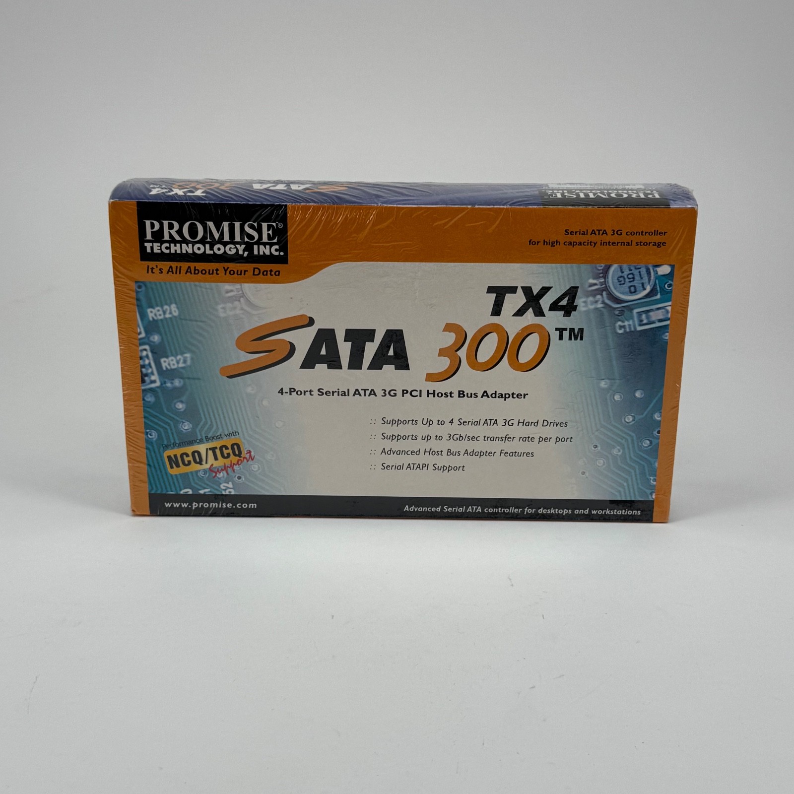Promise SATA300 TX4 PCI SATA Controller Card 4-Port New Sealed