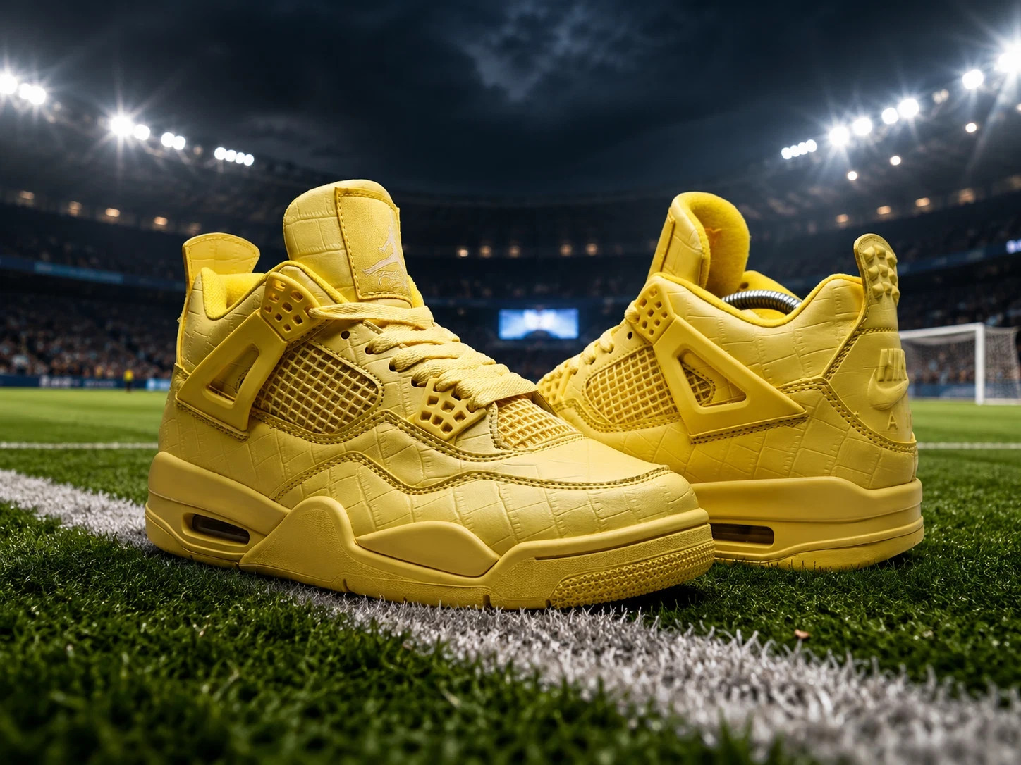 Men's J Balvin x Jordan 4 ‘Lemonade’ (2026) IW2872-700 Size US 7-12