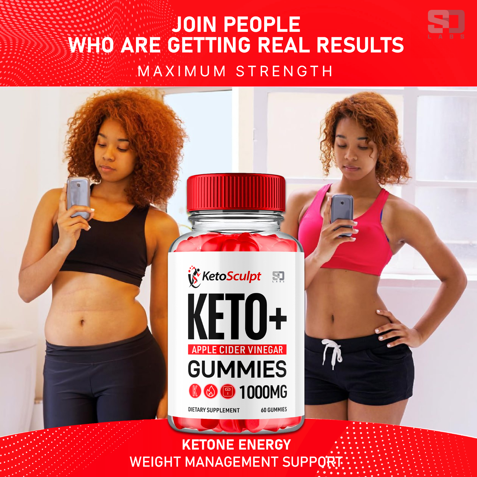 (5 Pack) Keto Sculpt Gummies - Keto ACV Gummys For Balanced Lifestyle - 300 Gums