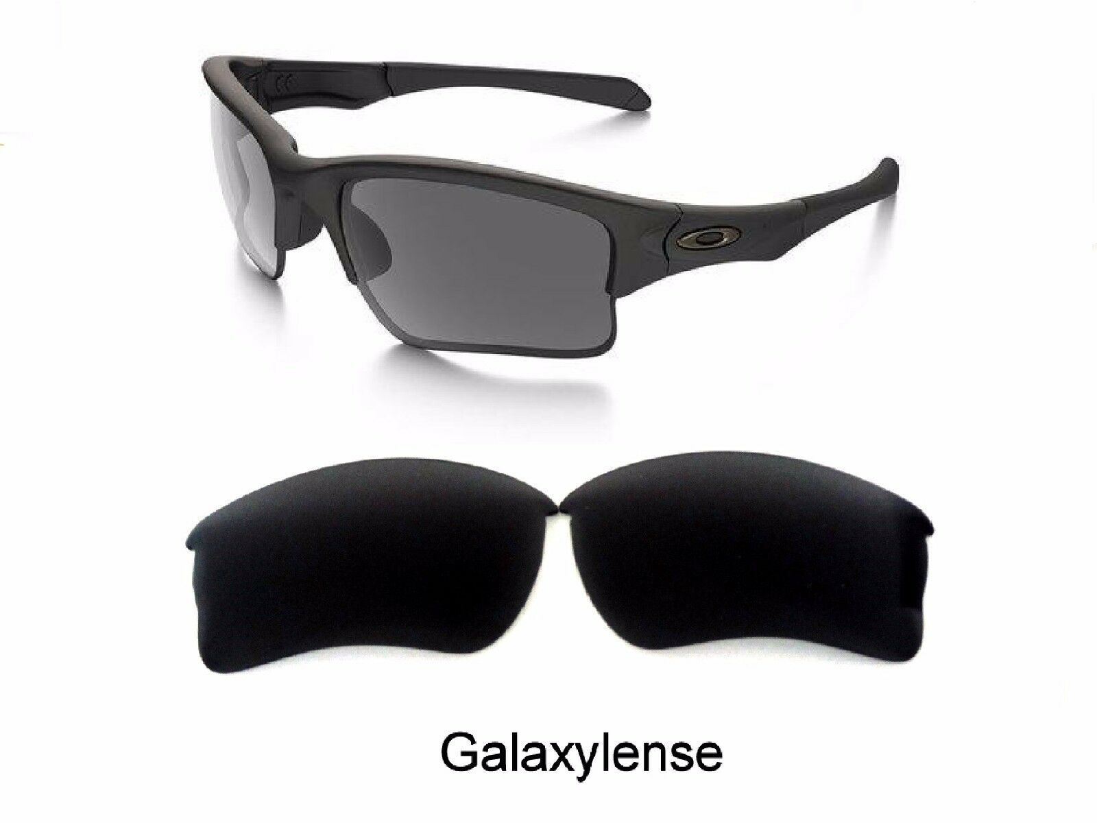 Galaxy Replacement Lenses For Oakley Quarter Jacket Sunglasses Black Polarized